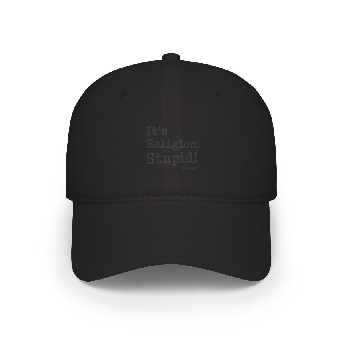 Bill Maher "Religion, Stupid!" Hat - alternate angle 4, merchandise