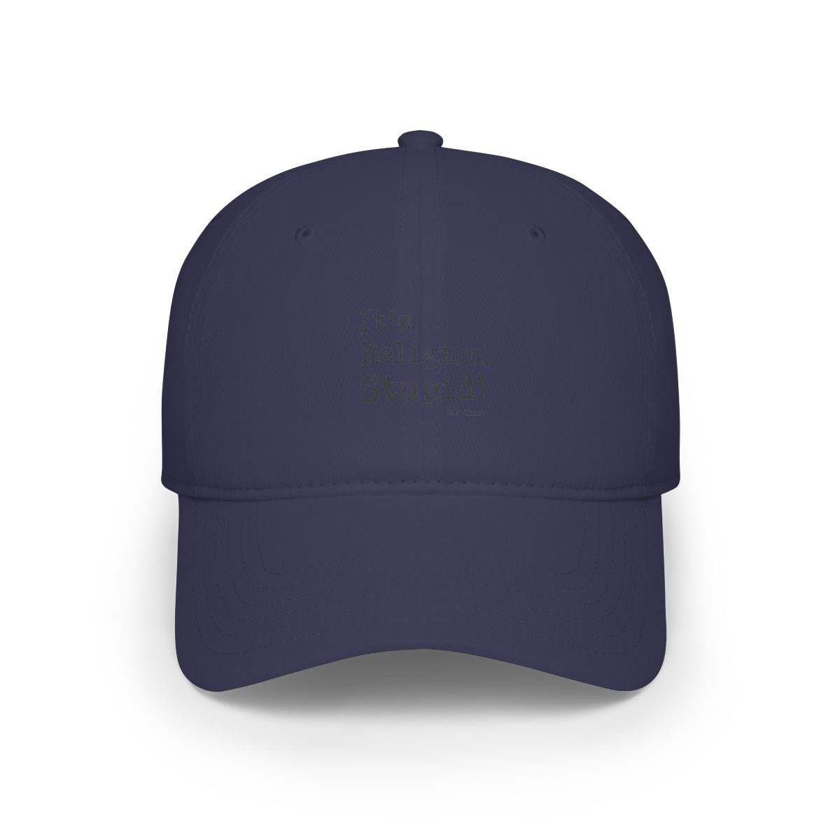 Bill Maher "Religion, Stupid!" Hat - alternate angle 2, merchandise